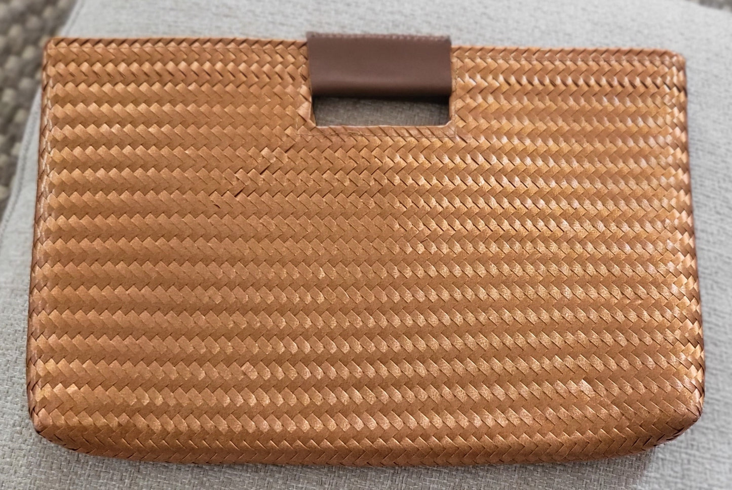 Copper/Light Brown Artisan Clutch